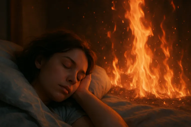 Brand in je droom: wat de vlammen verklappen over jouw binnenwereld
