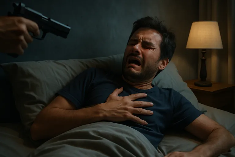 Neergeschoten in je droom: dit zegt het over je grenzen en stress